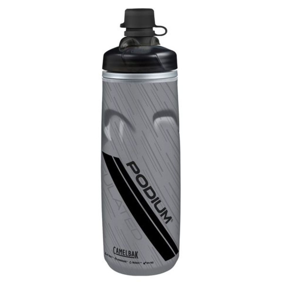 CamelBak Podium Chill 21 oz Water Bottle White-Black