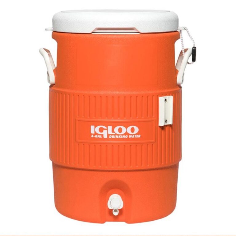 Igloo 5 Gallon Seat Top w/cup dispenser – Blue – Go Outdoor