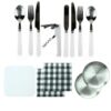 TAHAN Stainless Steel Portable Cutlery Set – Black (1)
